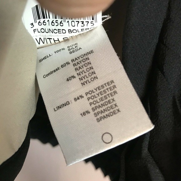 NEW Faith Connexion Silk Flounced Bolero Vest S - Picture 7 of 7